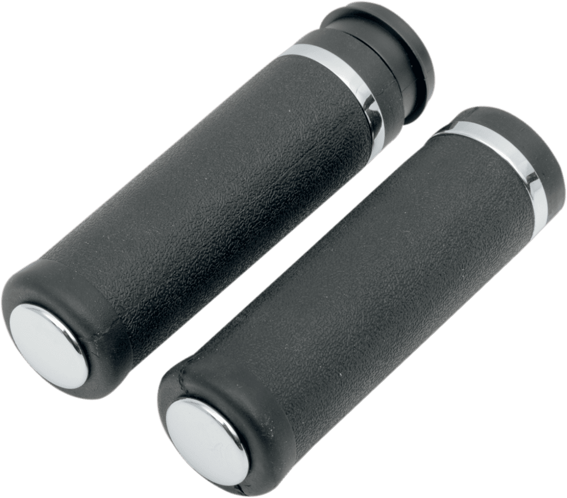 Rubber Grips with Accent Rings and End Caps