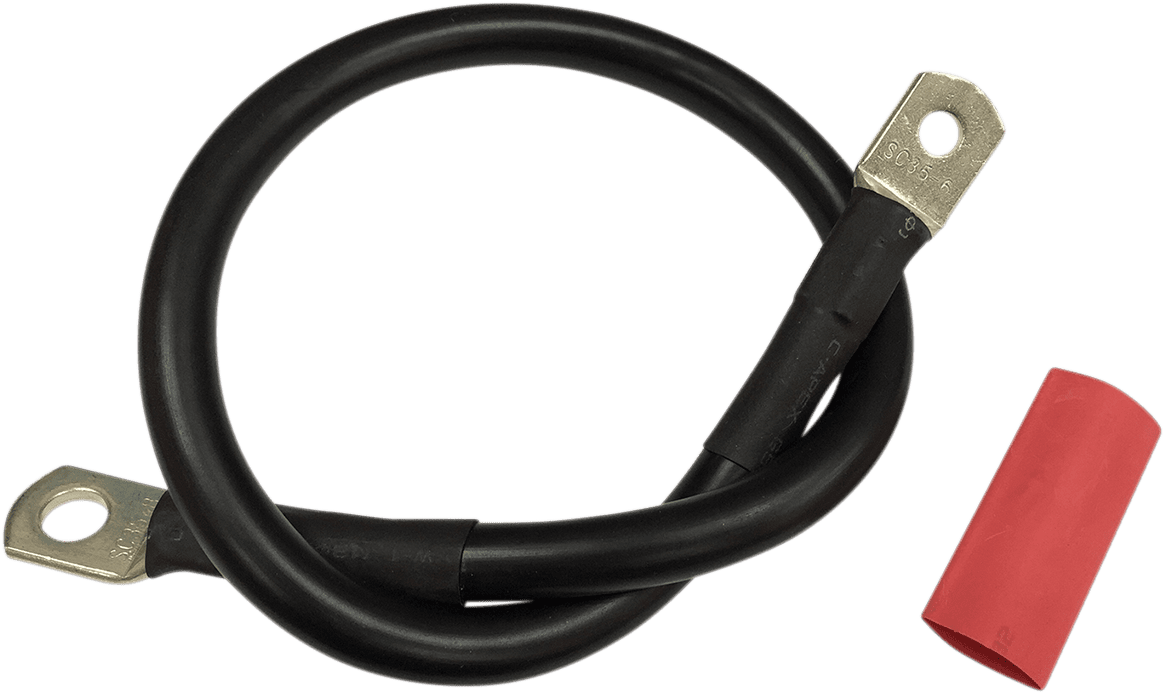 Battery Cable with Optional Shrink Tube