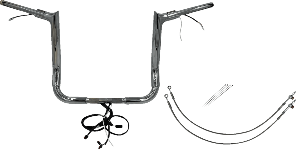 Plug & Play EZ Install 1-1/2" Pointed Top Handlebar Kit