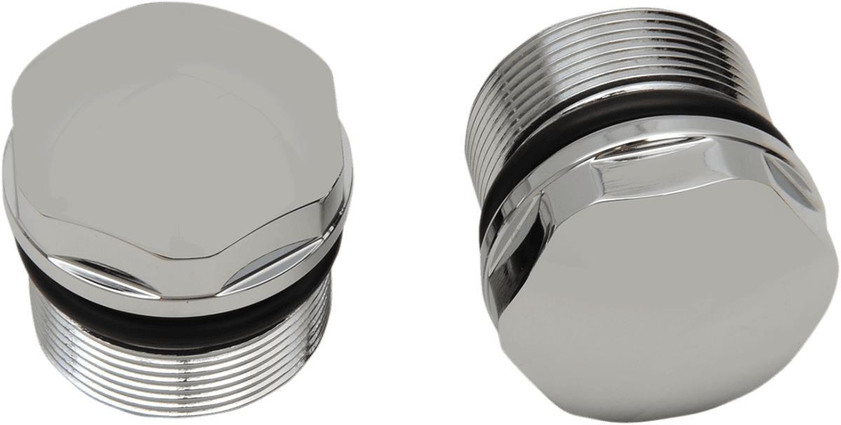 Chrome Fork Tube Plugs and Caps