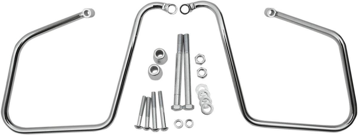 Chrome Saddlebag Support Brackets
