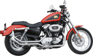 1-3/4" Side-by-Side Upsweep Fishtail Exhaust System