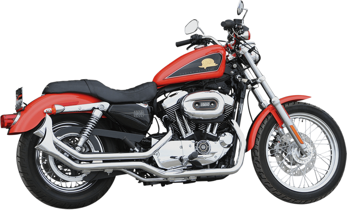 1-3/4" Side-by-Side Upsweep Fishtail Exhaust System