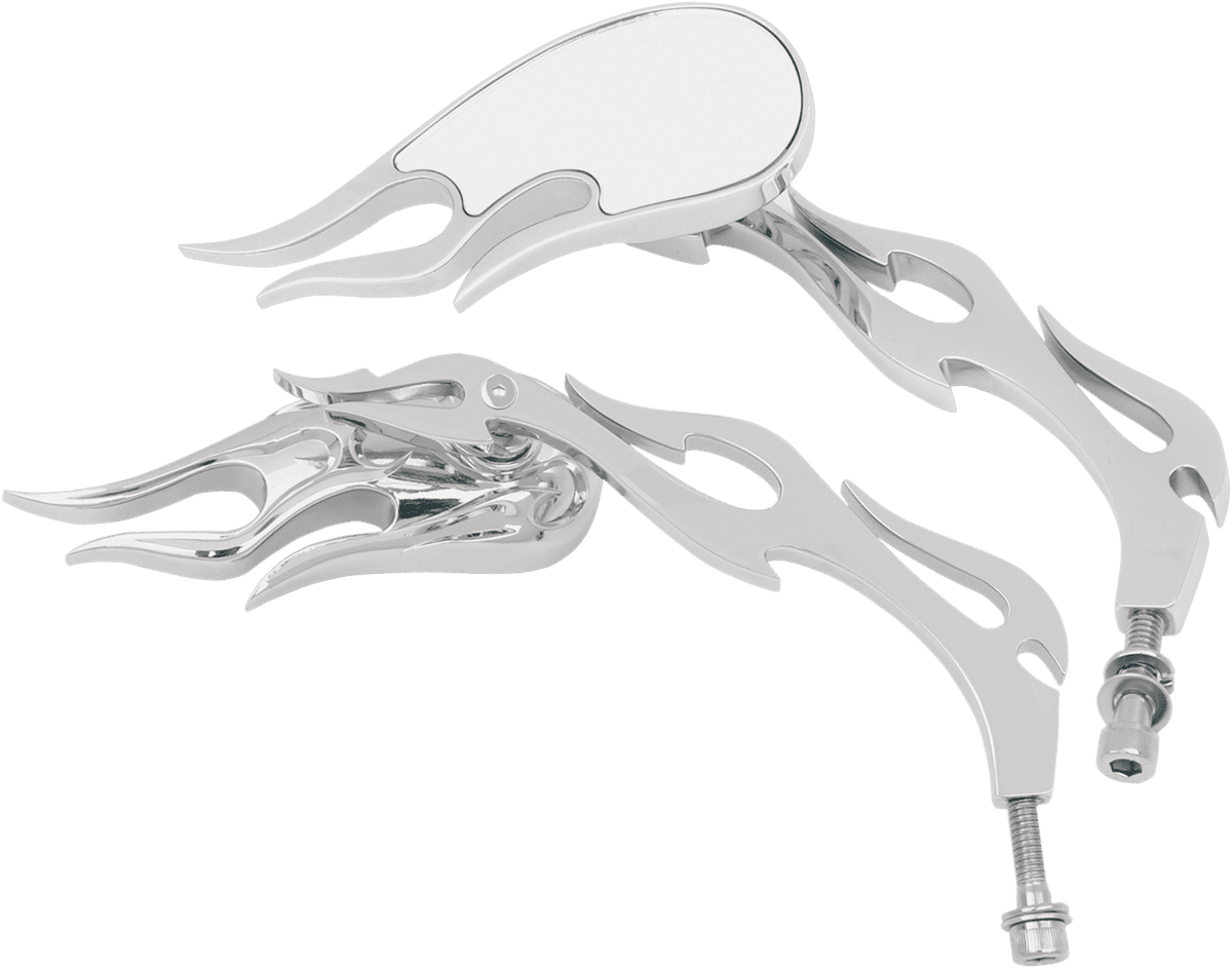 Flame Style Die-Cast Mirrors