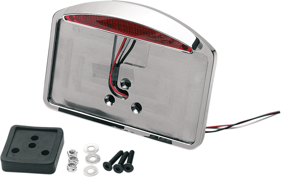 LED Half-Moon Taillight/License Plate Mount