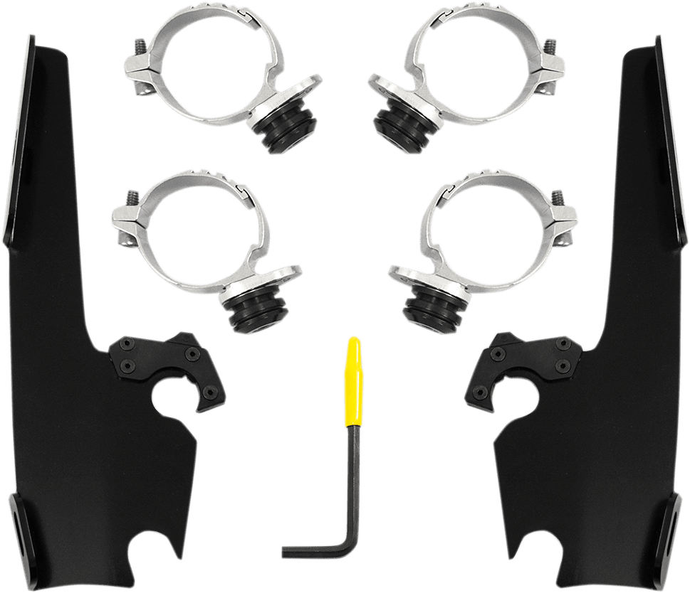 Fats/Slim Windshield Trigger-Lock Complete Mount Kit