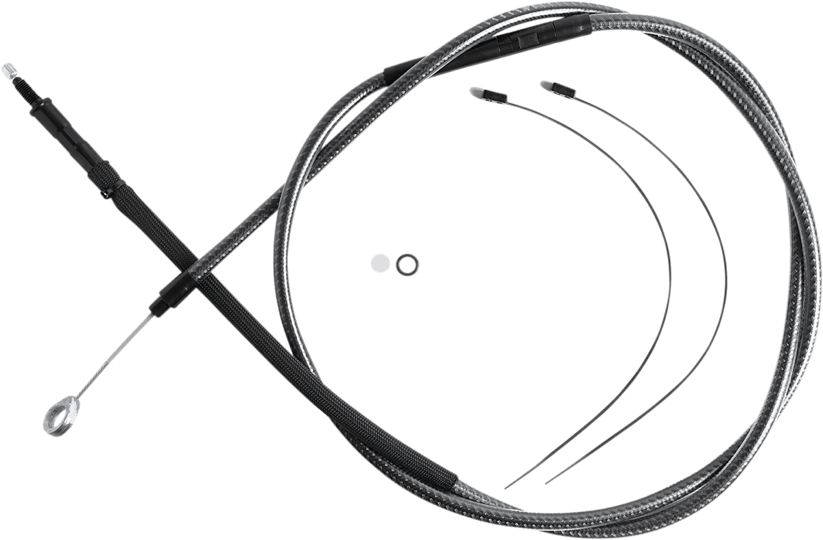 High-Efficiency Polished KARBONFIBR Clutch Cable