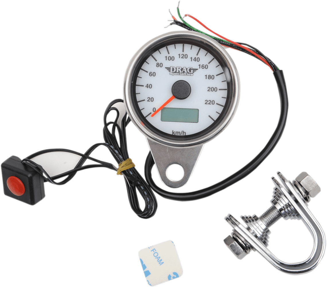 Programmable Mini Electronic Speedometer with Odometer/Tripmeter