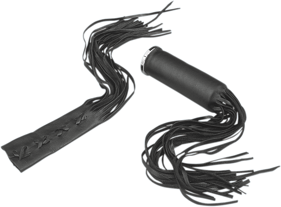 Fringed Leather Grip Covers