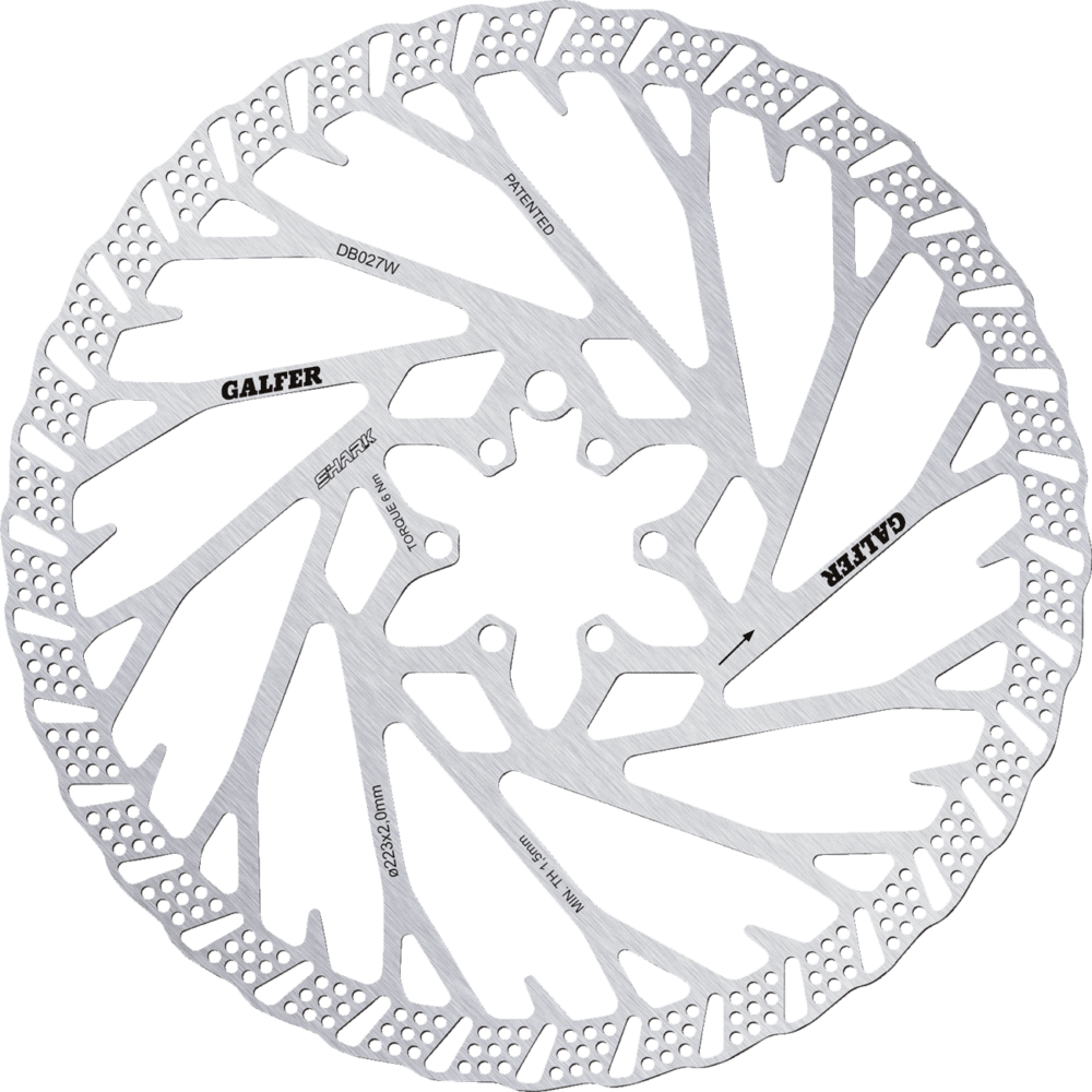 Shark 6-Bolt Bicycle Brake Rotor
