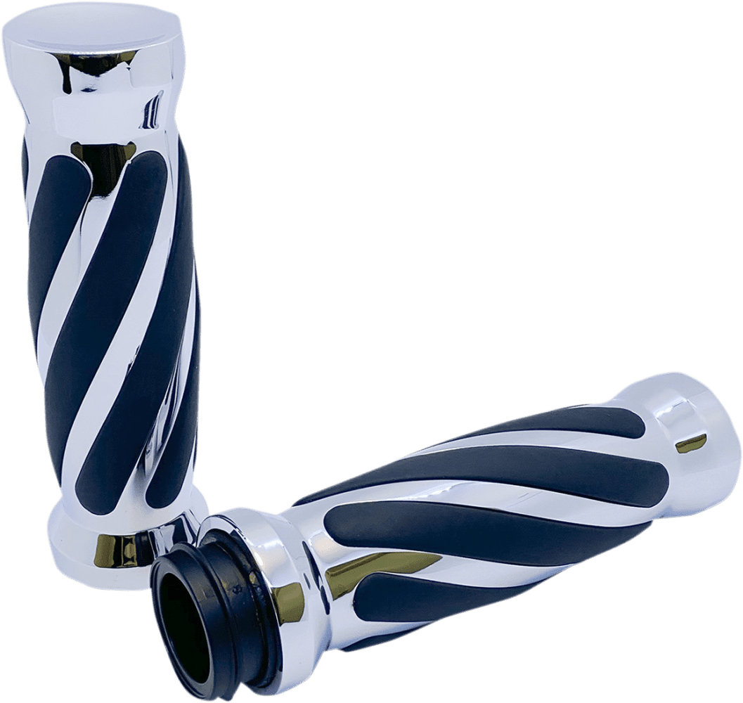 Custom Twisted Rubber Grips