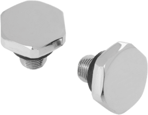 Chrome Fork Tube Plugs and Caps