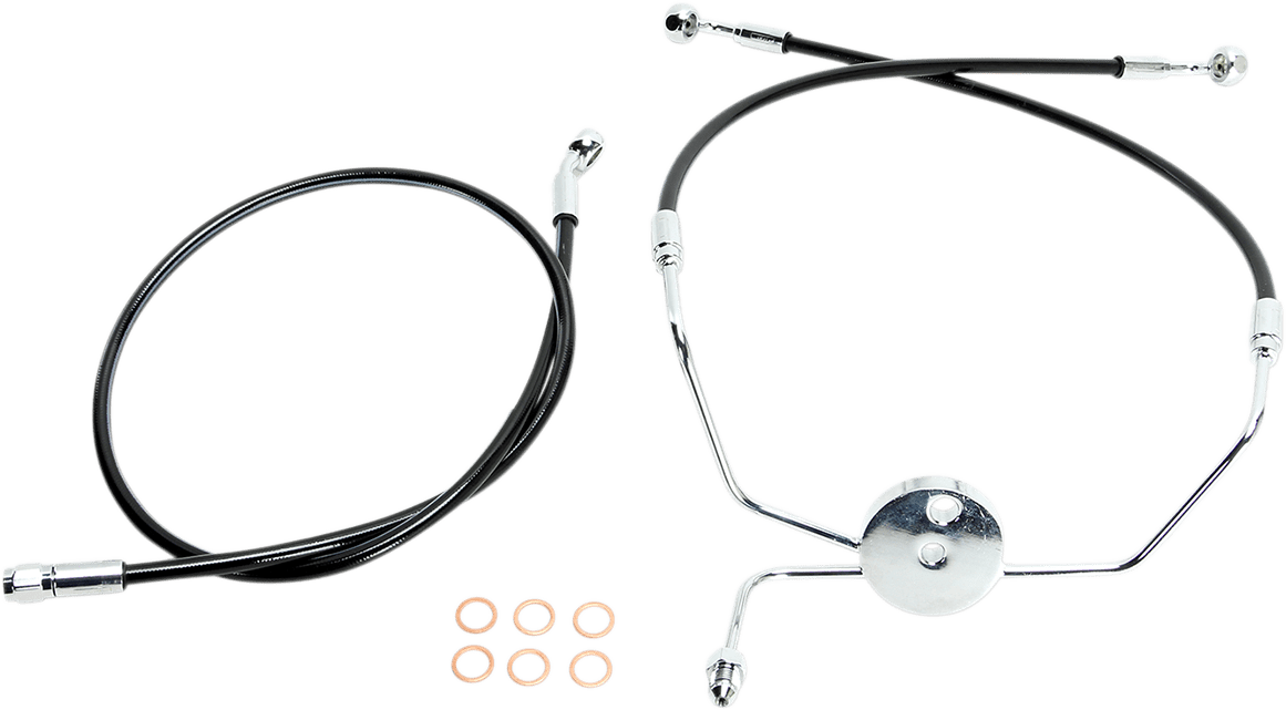 XR Stainless Extreme Response Front DOT Brakeline Kit