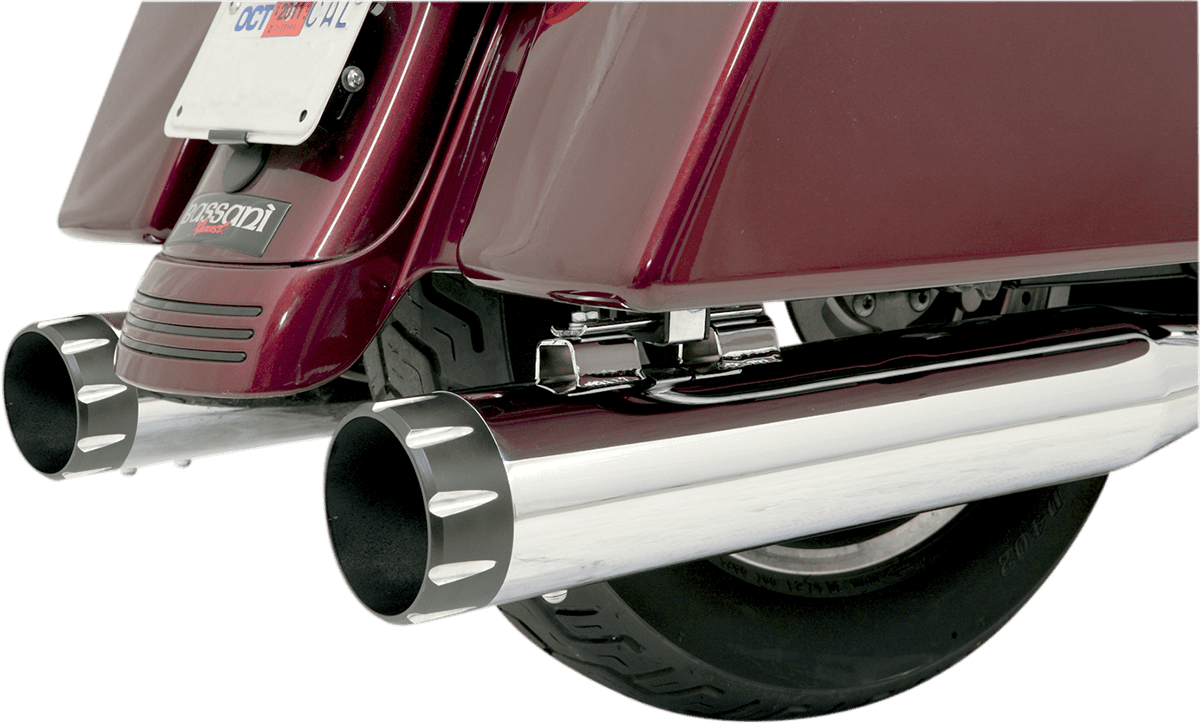 Optional B1-Syle Quick-Change End Caps &mdash; Fluted/Straight-Cut