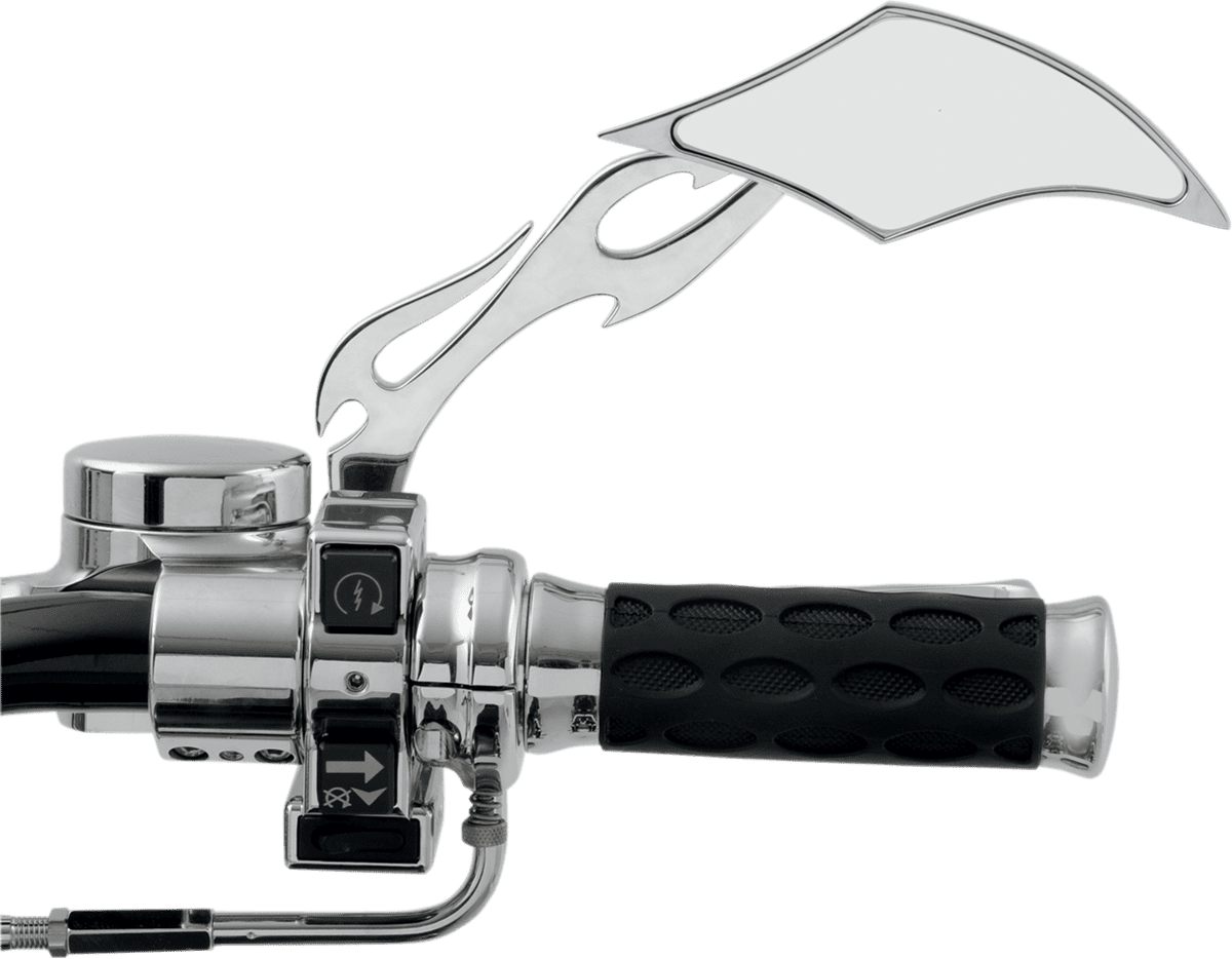 Gothic Mirror with Sculptured Stem