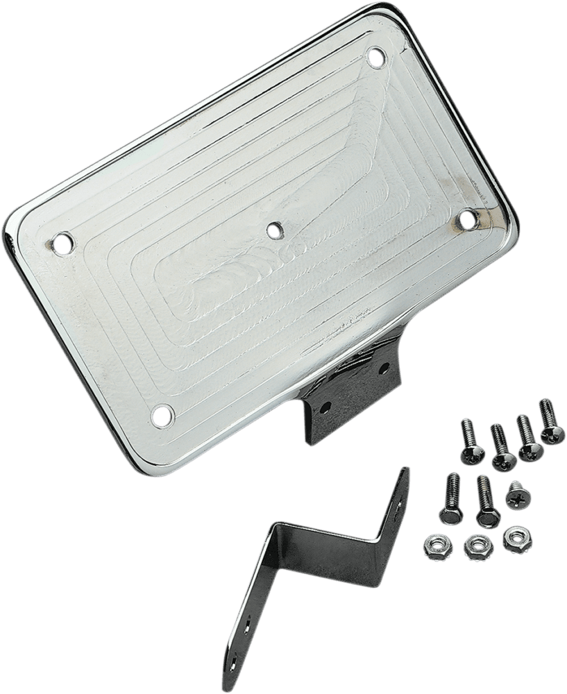 Laydown License Plate Mount
