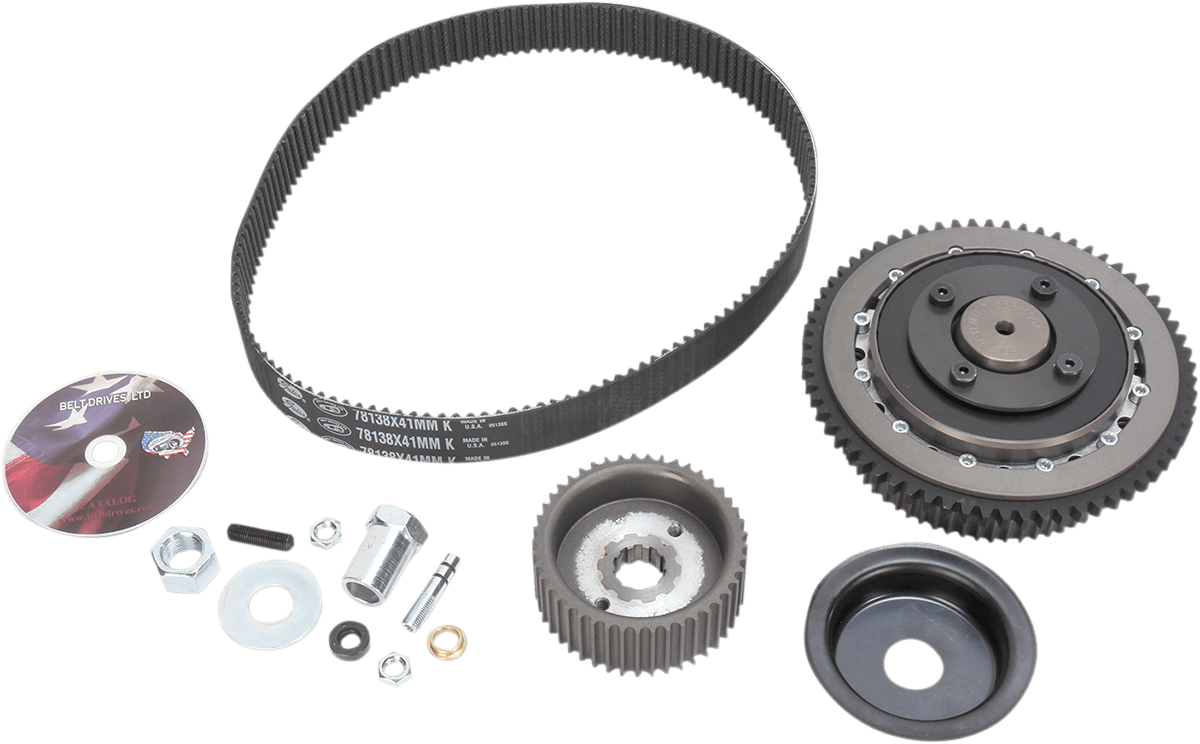 8mm Belt Drive with Quiet Clutch System