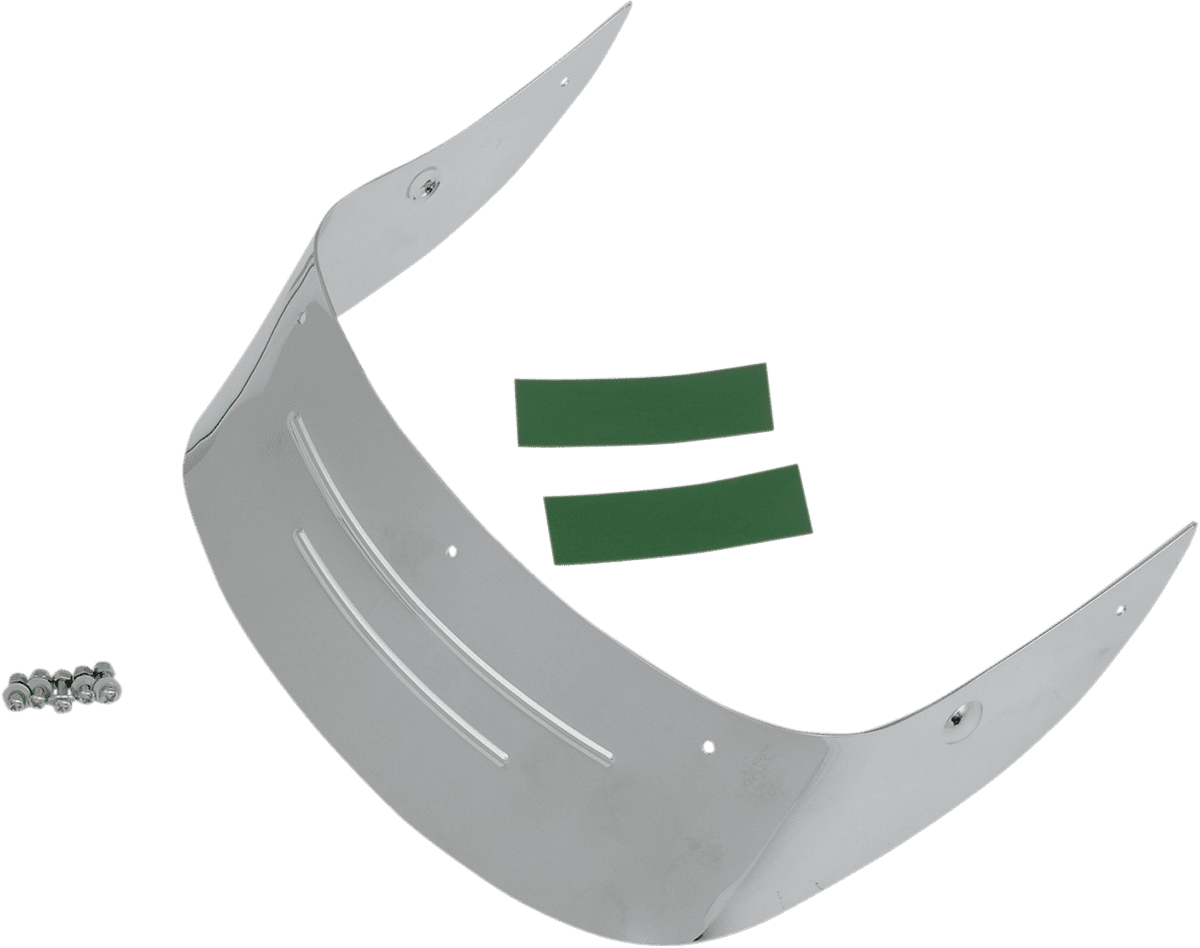 Rear Fender Skirt — Embossed Ribs