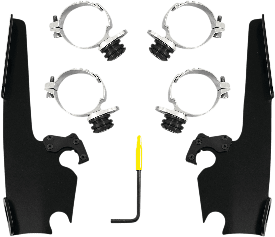 Fats/Slim Windshield Trigger-Lock Complete Mount Kit