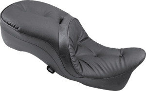 Backrest Compatible 2-Up Leather Touring Seat — Pillow