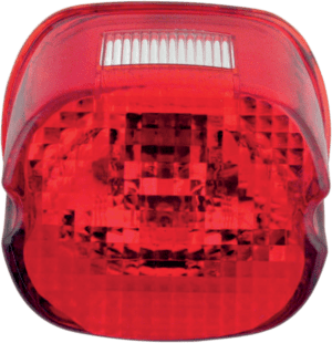 Laydown Taillight Lens with Top Tag Window