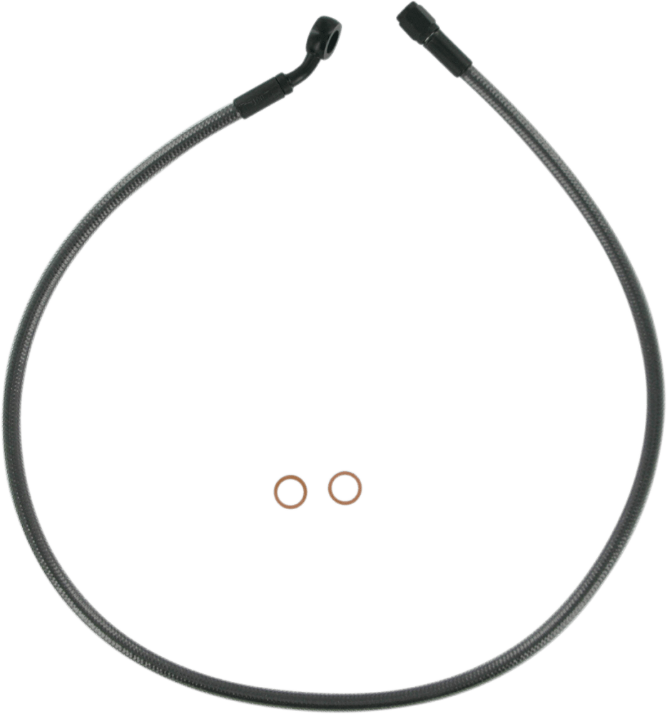 Alternate Length Designer Series Braided Non-ABS Front Upper Brake Line Kit