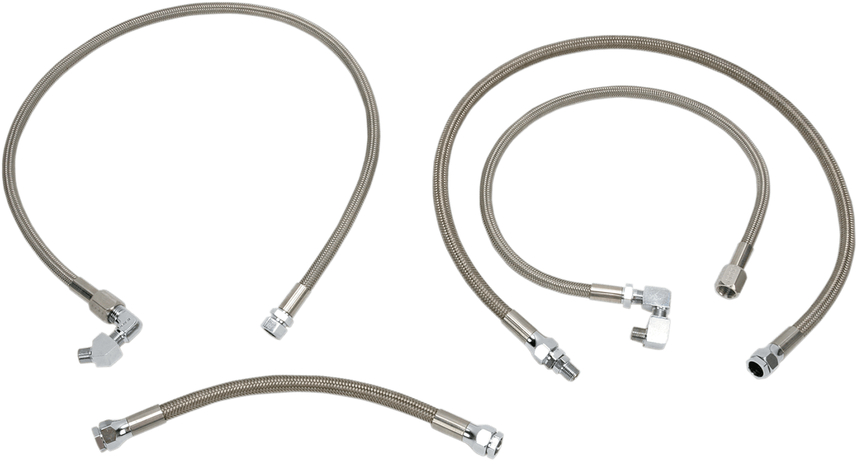 Stainless Steel Braided Oil Line Kit