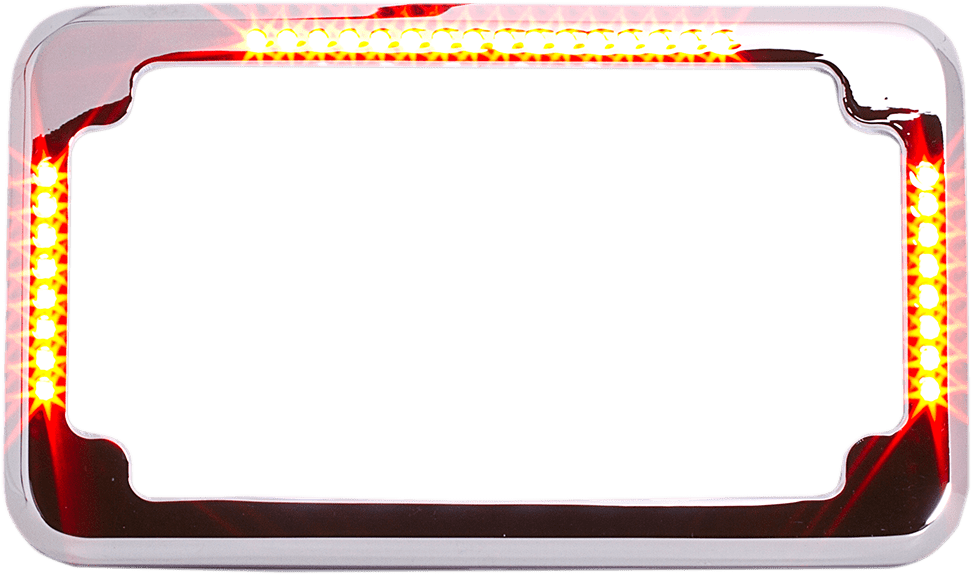 Slick Signals Flat License Plate Frame