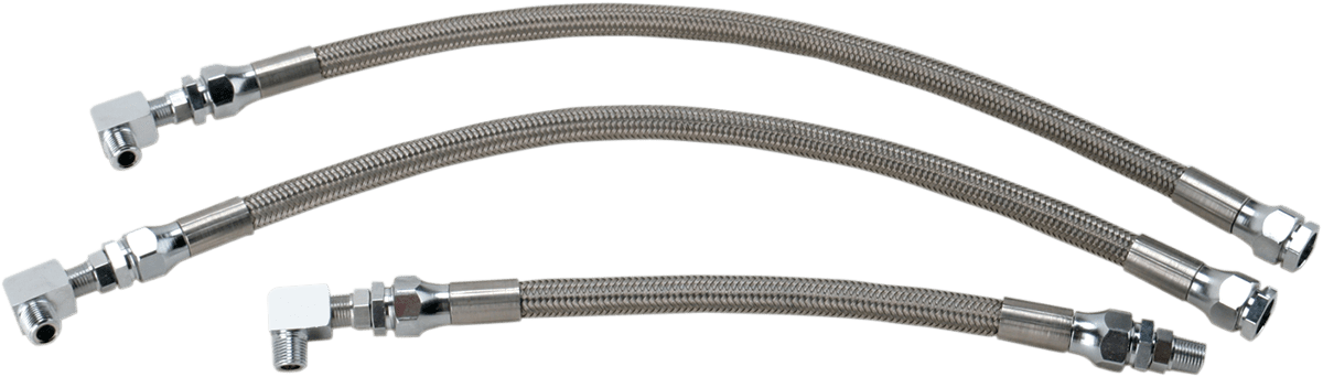 Stainless Steel Braided Oil Line Kit