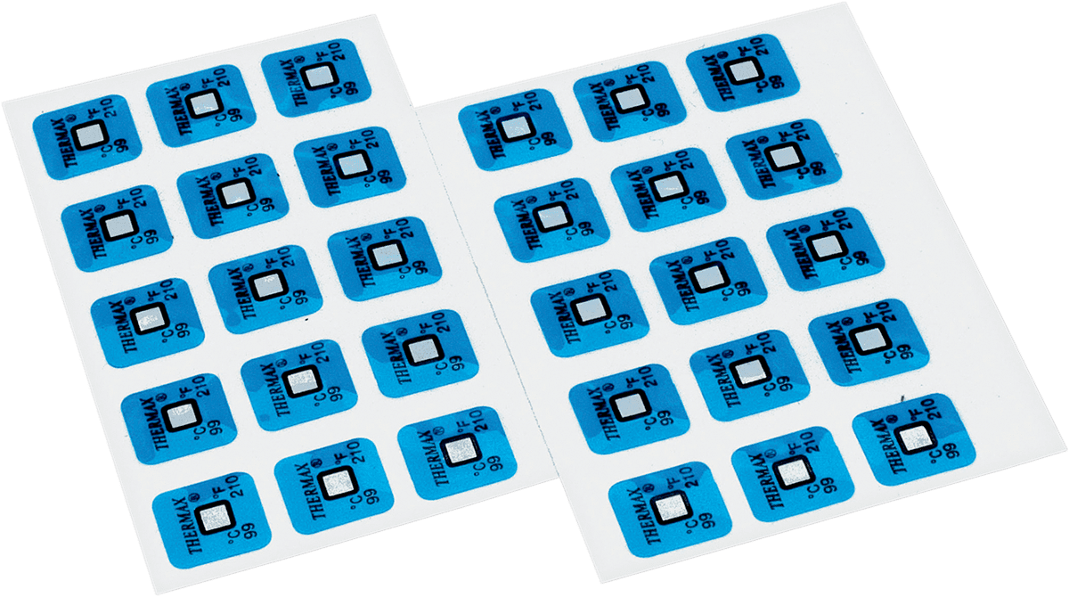 Surface Temperature Indicating Strips