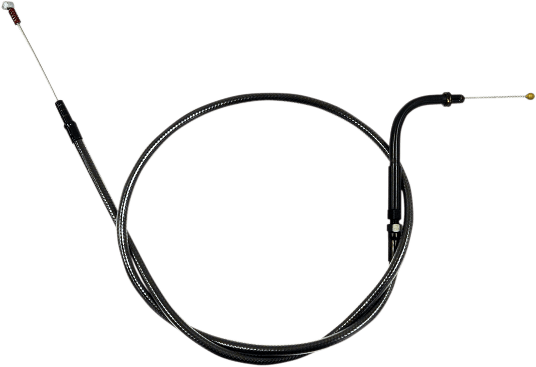 Midnight Braided Handlebar Idle Cable