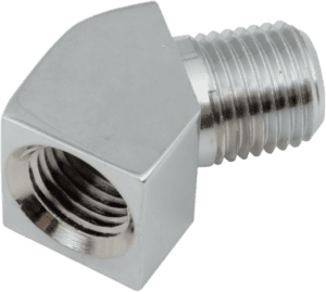 Chrome Motor Case Breather Fitting