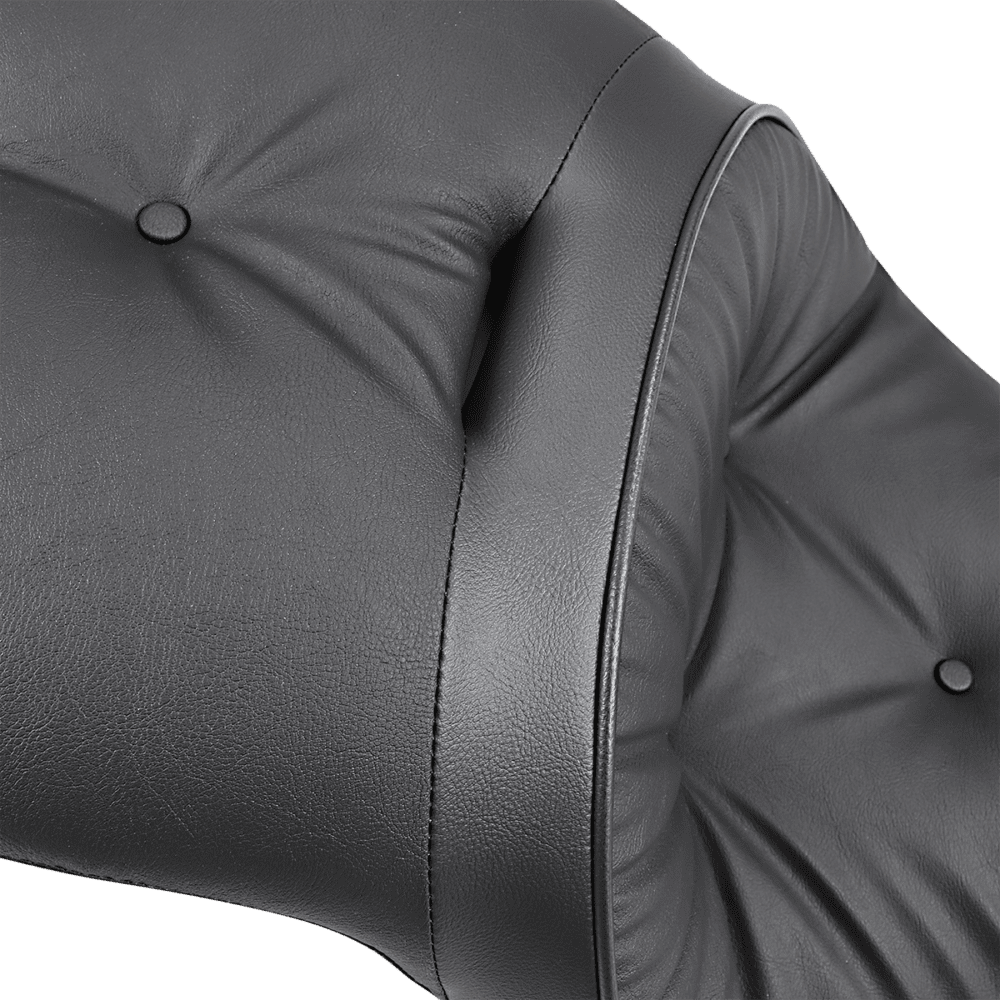 Backrest Compatible 2-Up Leather Touring Seat — Pillow
