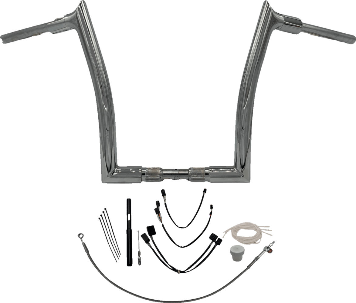 1-1/2" EZ Install Pointed Top Handlebar Kit