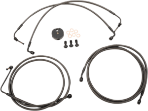 Midnight Braided Brake Line Kit