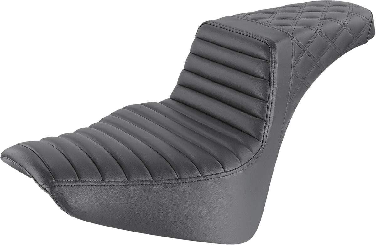 Step-Up Seat — Rear Lattice Stitch/Front Tuck-n-Roll