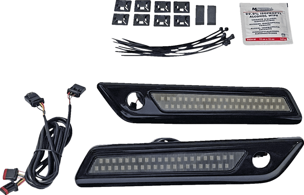 Saddlebag Latch Dual Color Accent Lights