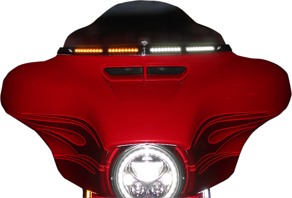 Genesis® 4 Dynamic LED Batwing Windshield Trim