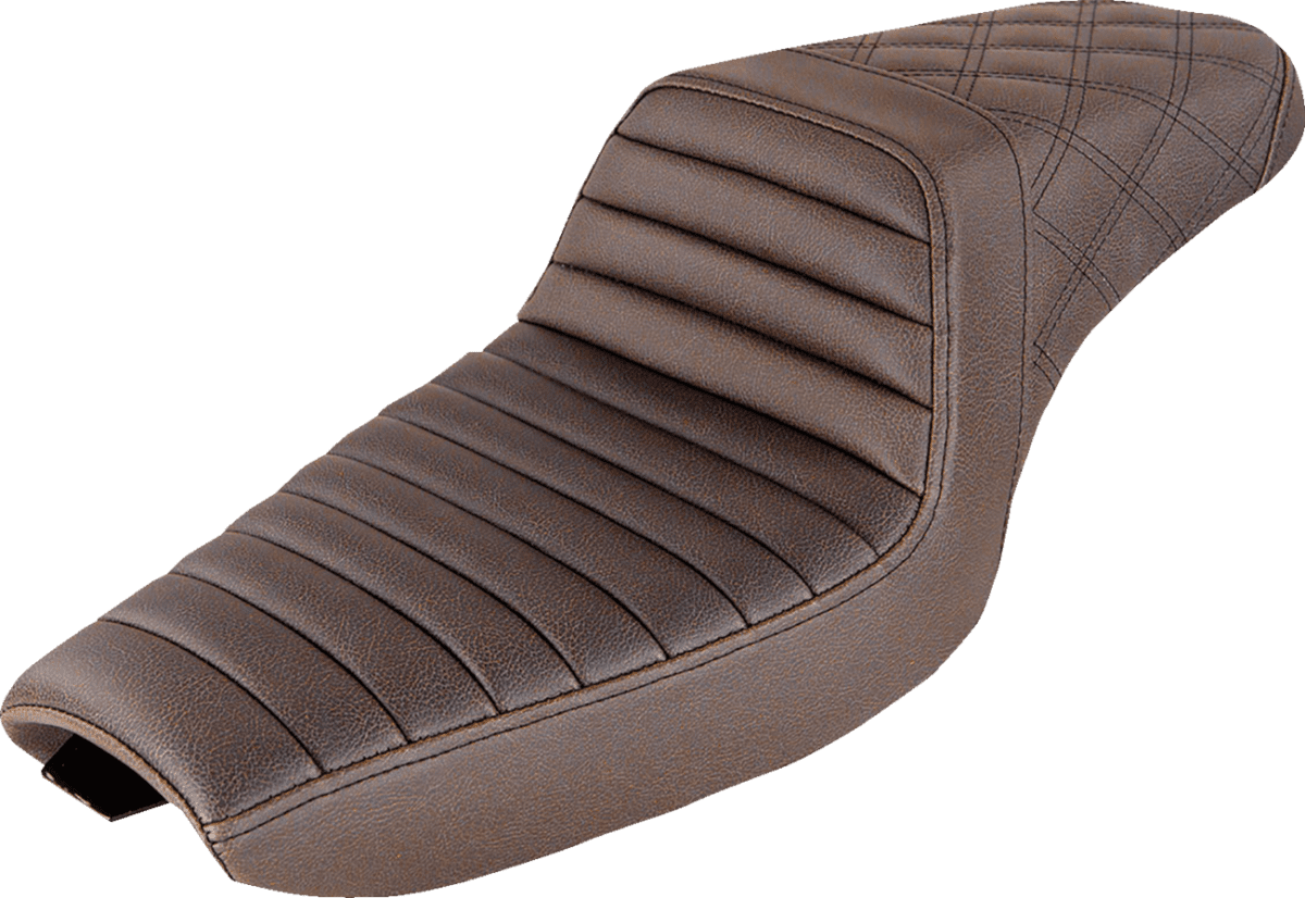 Step-Up Seat — Rear Lattice Stitch/Front Tuck-n-Roll