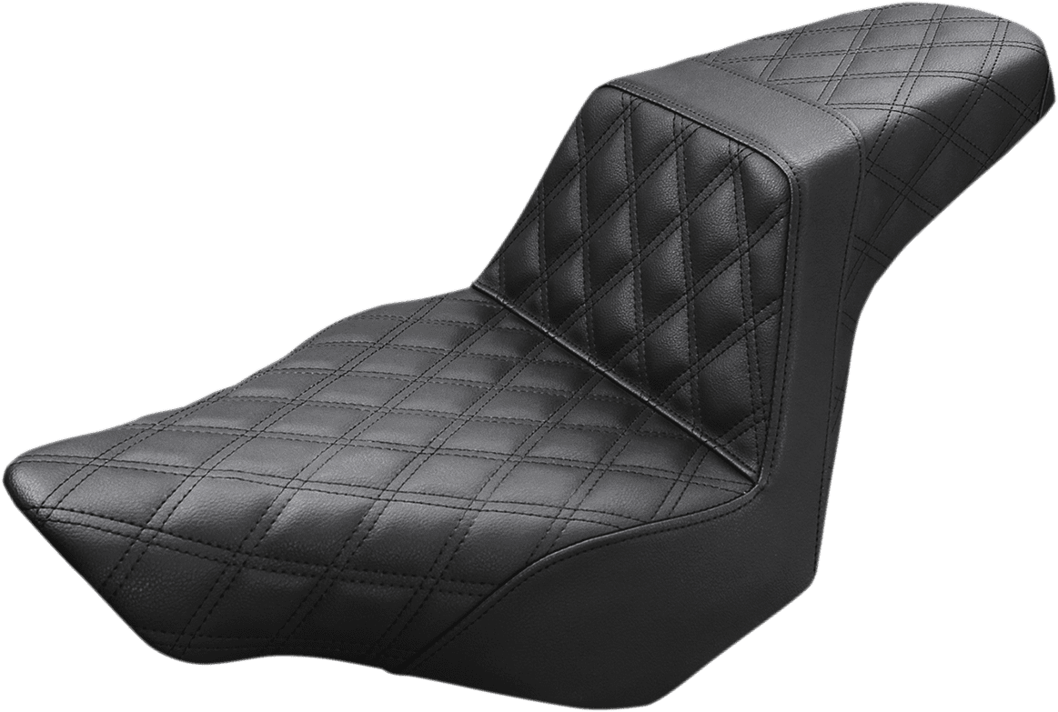 Step-Up Seat — Full Lattice Stitch