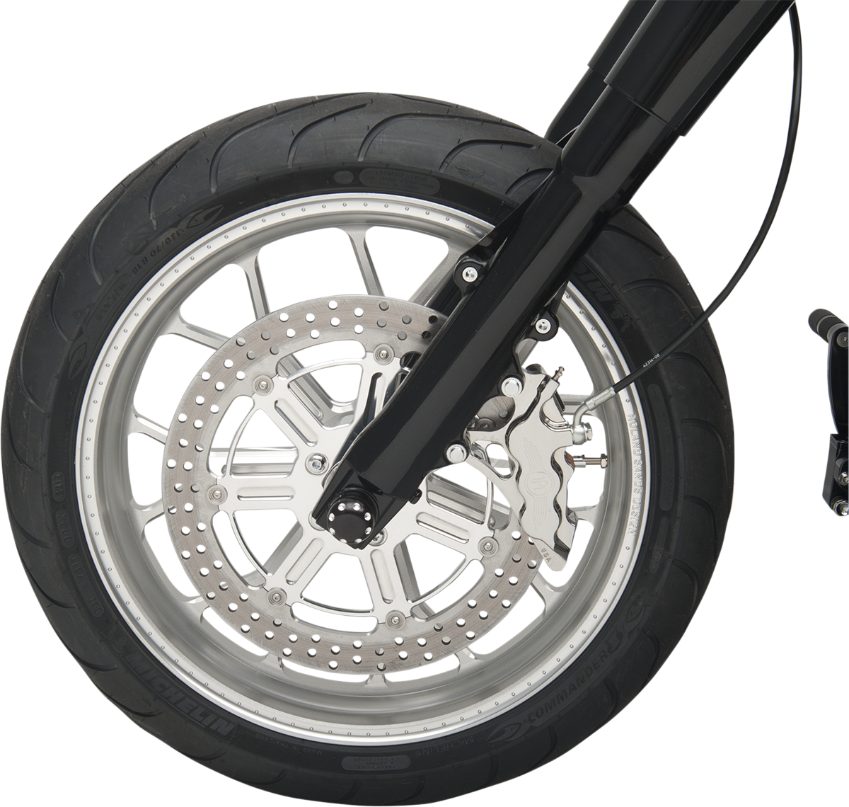 Six-Piston Differential-Bore Front Caliper