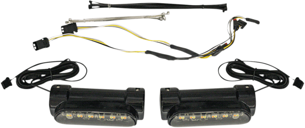 Dynamic Amber/White Engine Guard LEDs