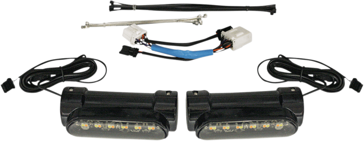 Dynamic Amber/White Engine Guard LEDs