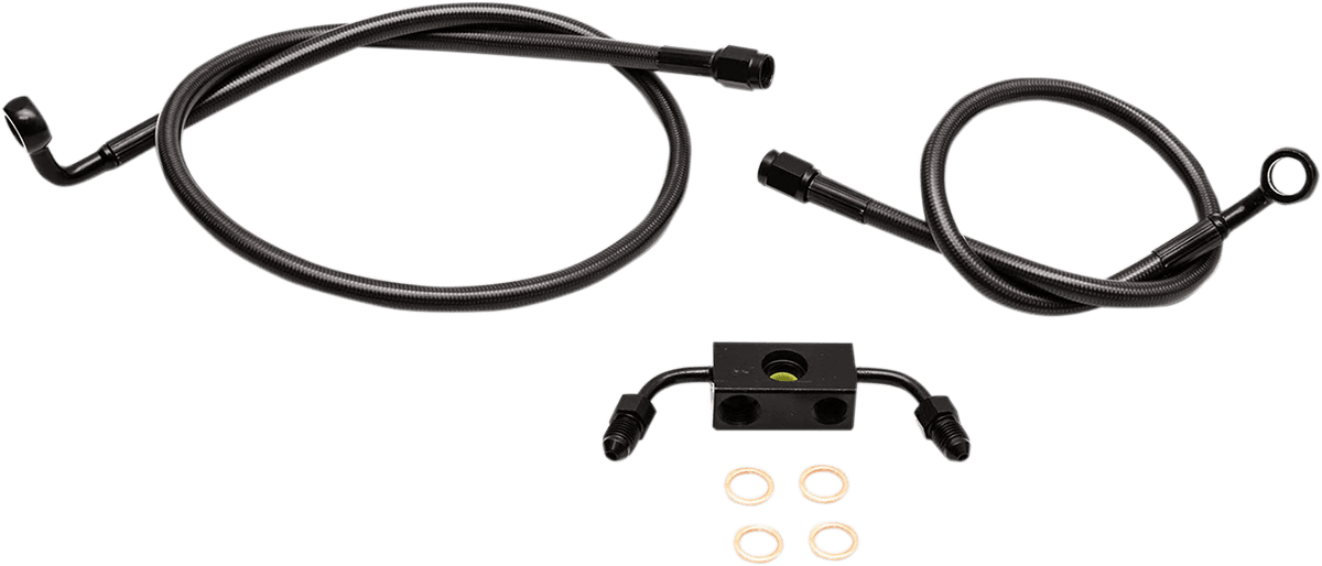 Midnight Braided Brake Line Kit