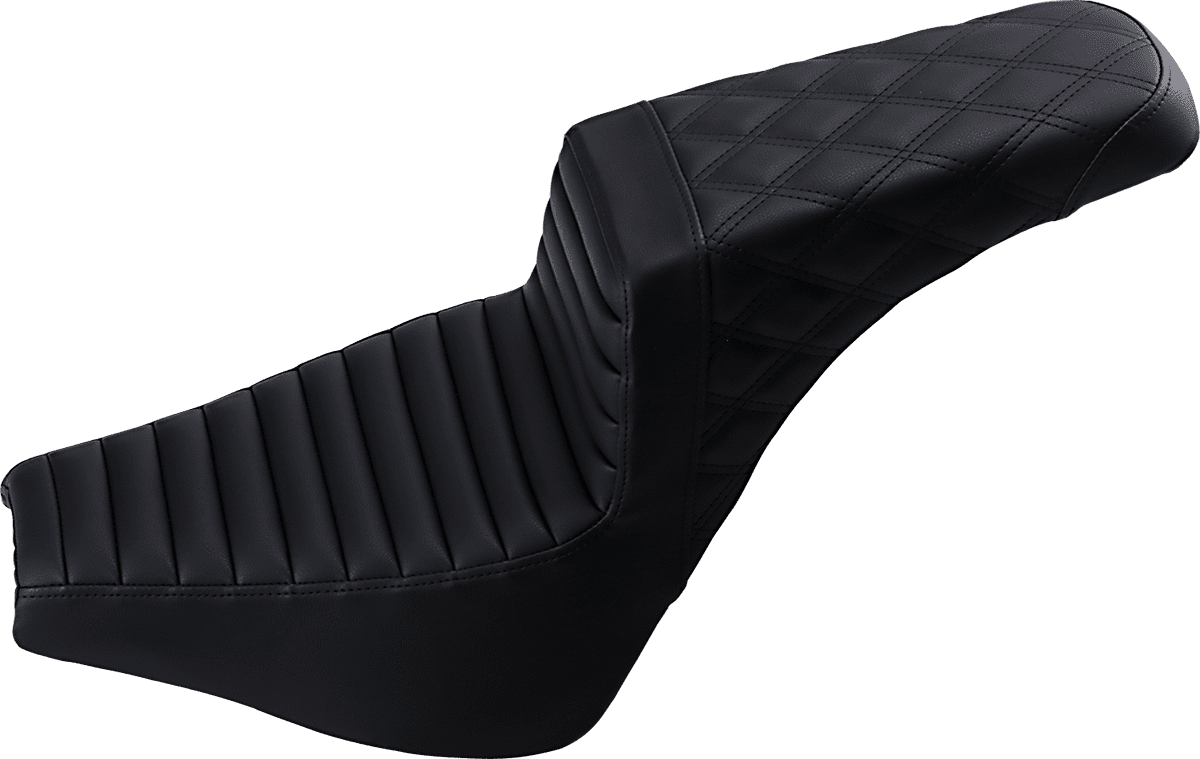 Step-Up Seat — Rear Lattice Stitch/Front Tuck-n-Roll