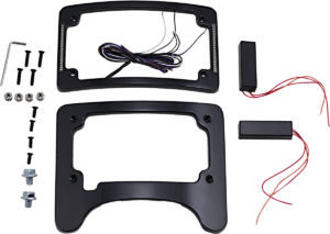 Turn Signal Eliminator with Tri Radius Illuminated Plate Frame