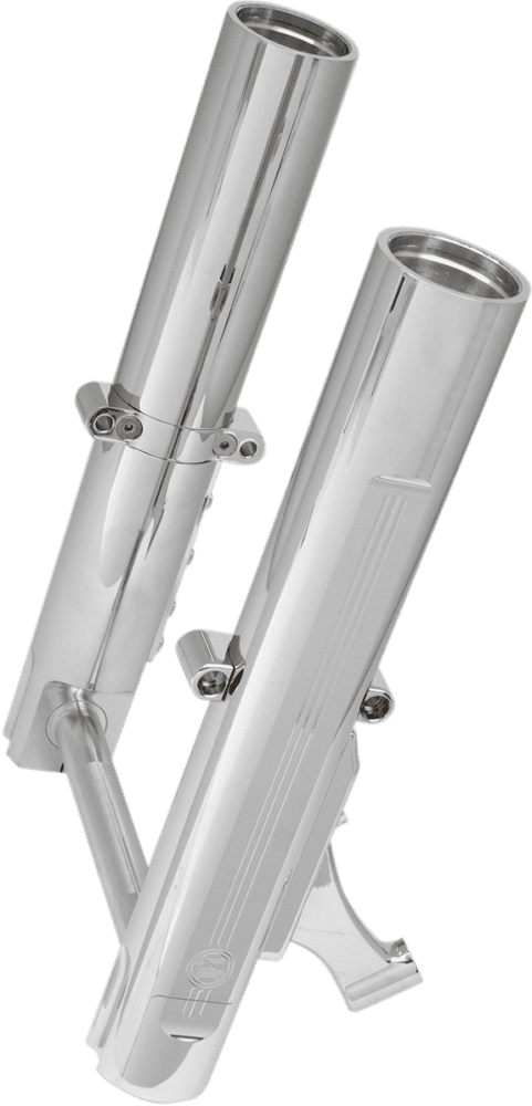 Fork Leg Kit for Stock or PM Calipers — Chrome