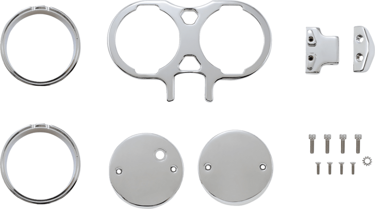 Gauge Mount For Performance Risers With Dual Gauges