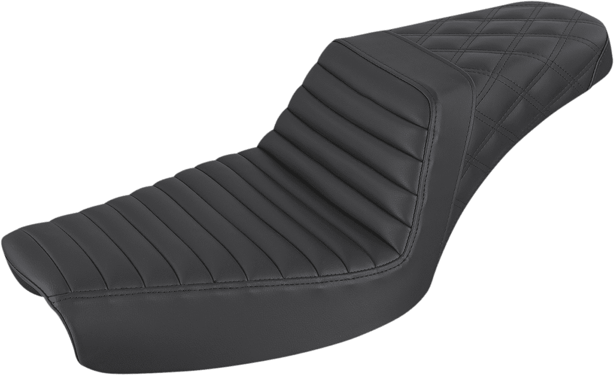 Step-Up Seat — Rear Lattice Stitch/Front Tuck-n-Roll