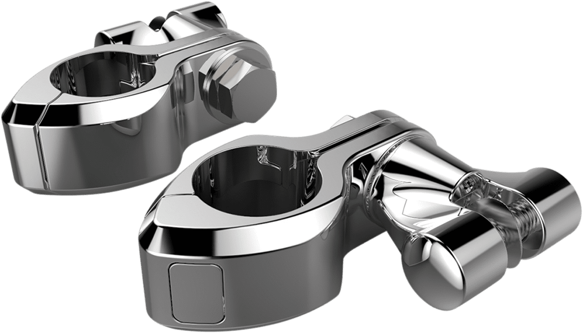 Engine Guard Highway Peg Hingeless Mounting Clamp Kit